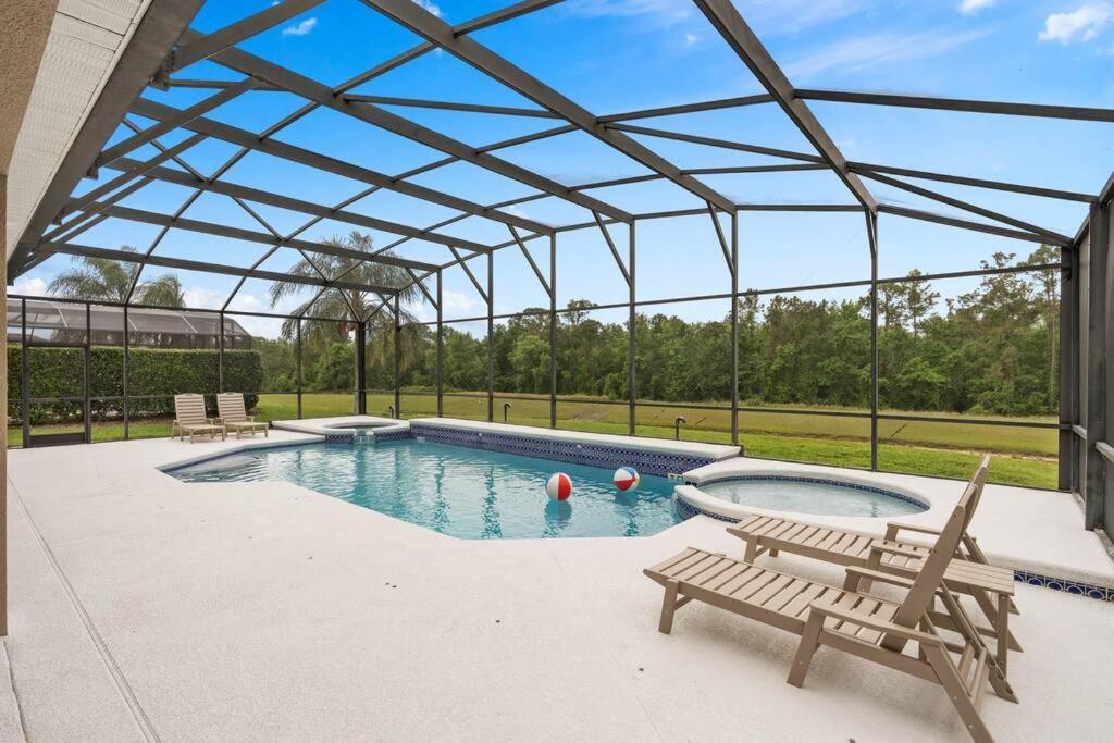 Lakeview W/8 Bedroom 5 Kingsuite 3 Miles To Disney Kissimmee Exterior photo