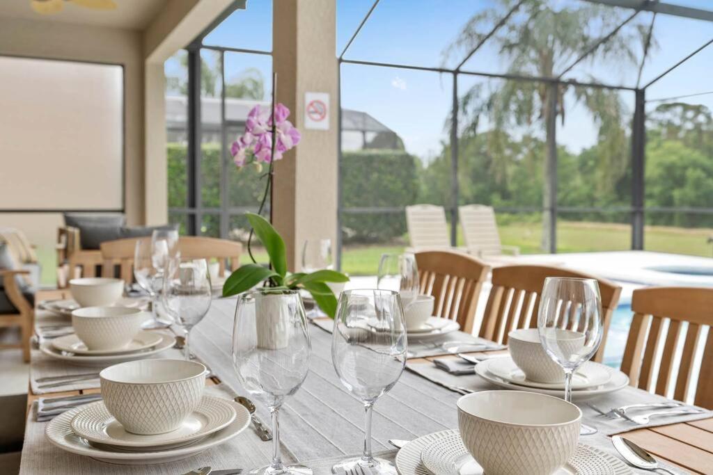 Lakeview W/8 Bedroom 5 Kingsuite 3 Miles To Disney Kissimmee Exterior photo